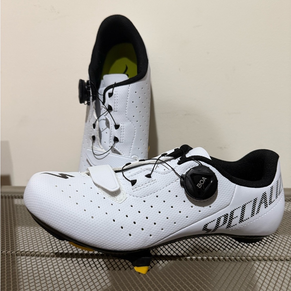 Specialized Torch Road Cycling Shoes - White and Black